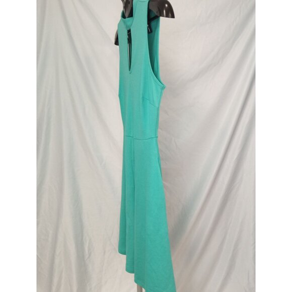 New York & Company Blue Keyhole A-line Mini Dress Size XS - Picture 2 of 8